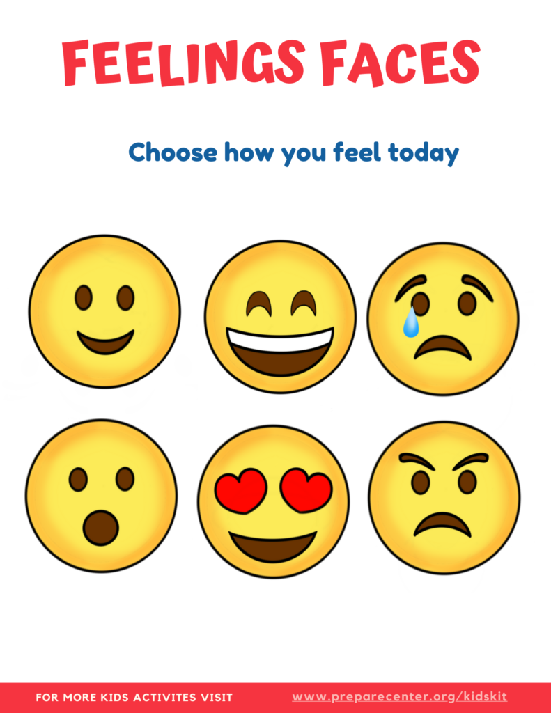 Feelings Faces - PrepareCenter