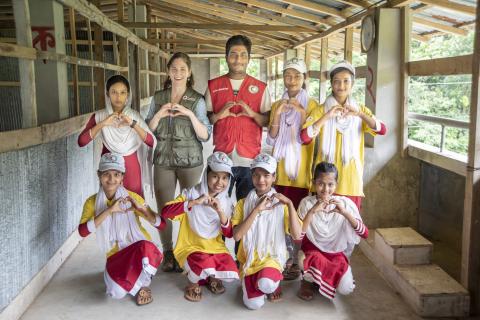 Girls Bangladesh lifesaving skills