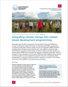 Integrating Climate Change into Market-based Development Programming ...
