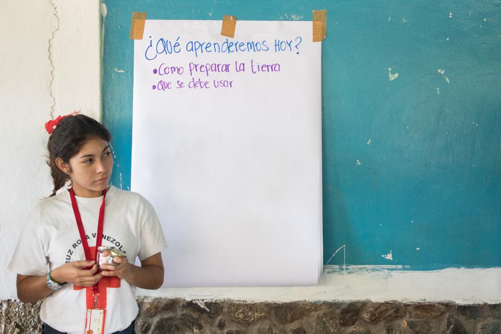 201910; Caracas, Venezuela; Venezuelan volunteers day in a life story; Volunteer Saipaci Aponte
