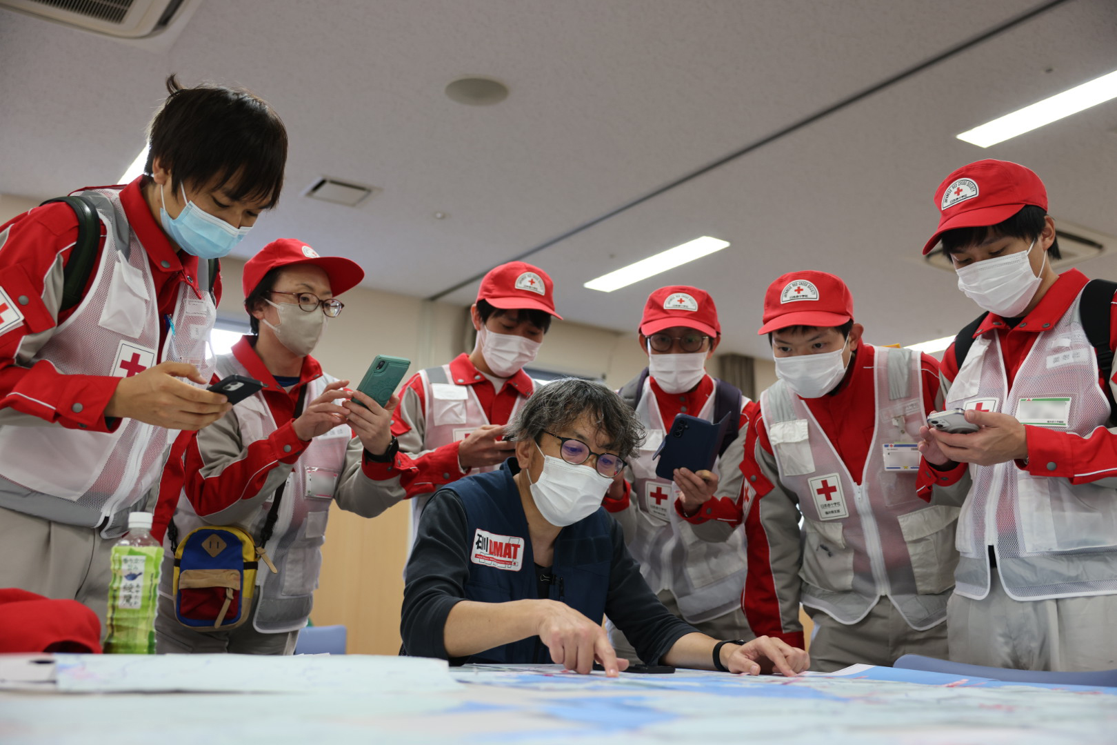 Emergency Response in Action: A Japanese Red Cross medical team arrives at Noto General Hospital to provide aid and support in the aftermath of the devastating Noto Peninsula Earthquake. Photo: © Japanese Red Cross Society/Atsushi Shibuya