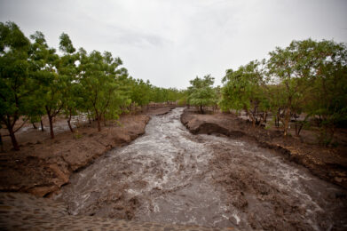 Floods in the Chikwakwa district.