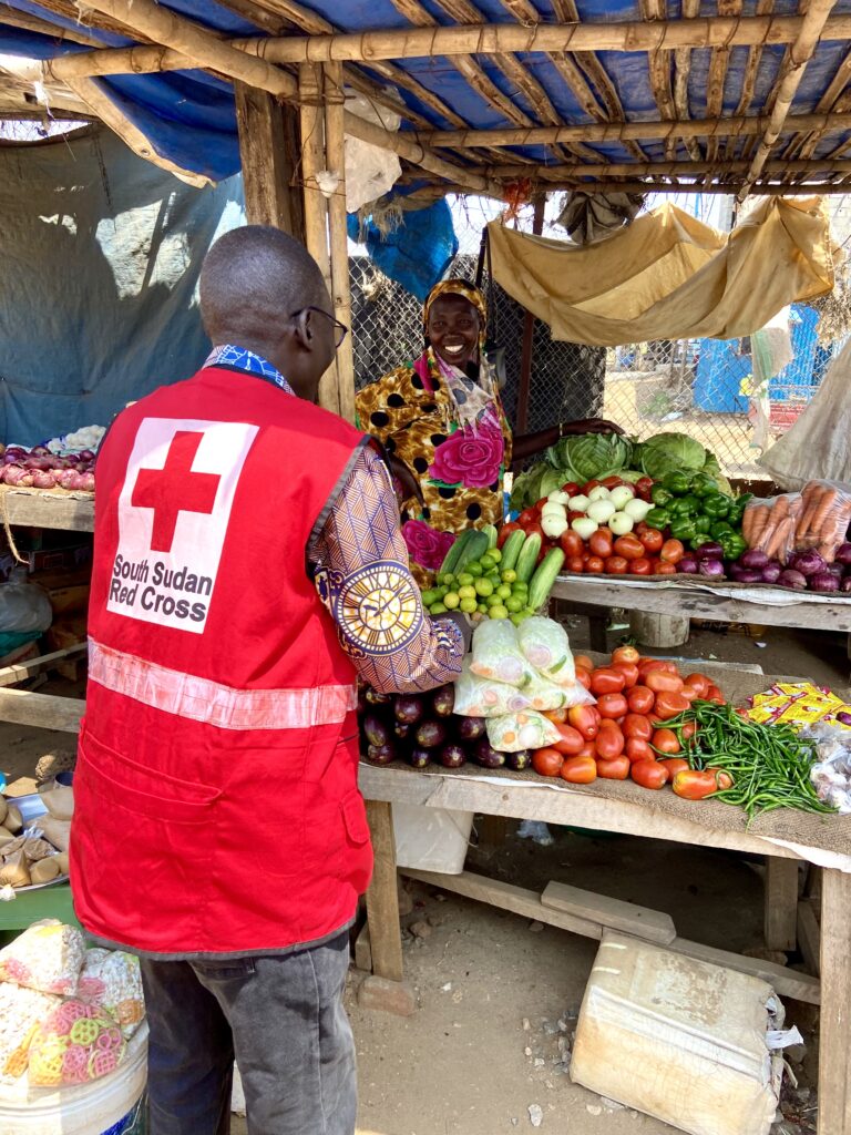 South Sudan, 2023. The Micro Economic Initiative (MEI) by South Sudan Red Cross, funded by ICRC, targets the most vulnerable women headed household and offers them cash grant assistance of more than USD 700 to help them boost their livelihoods.