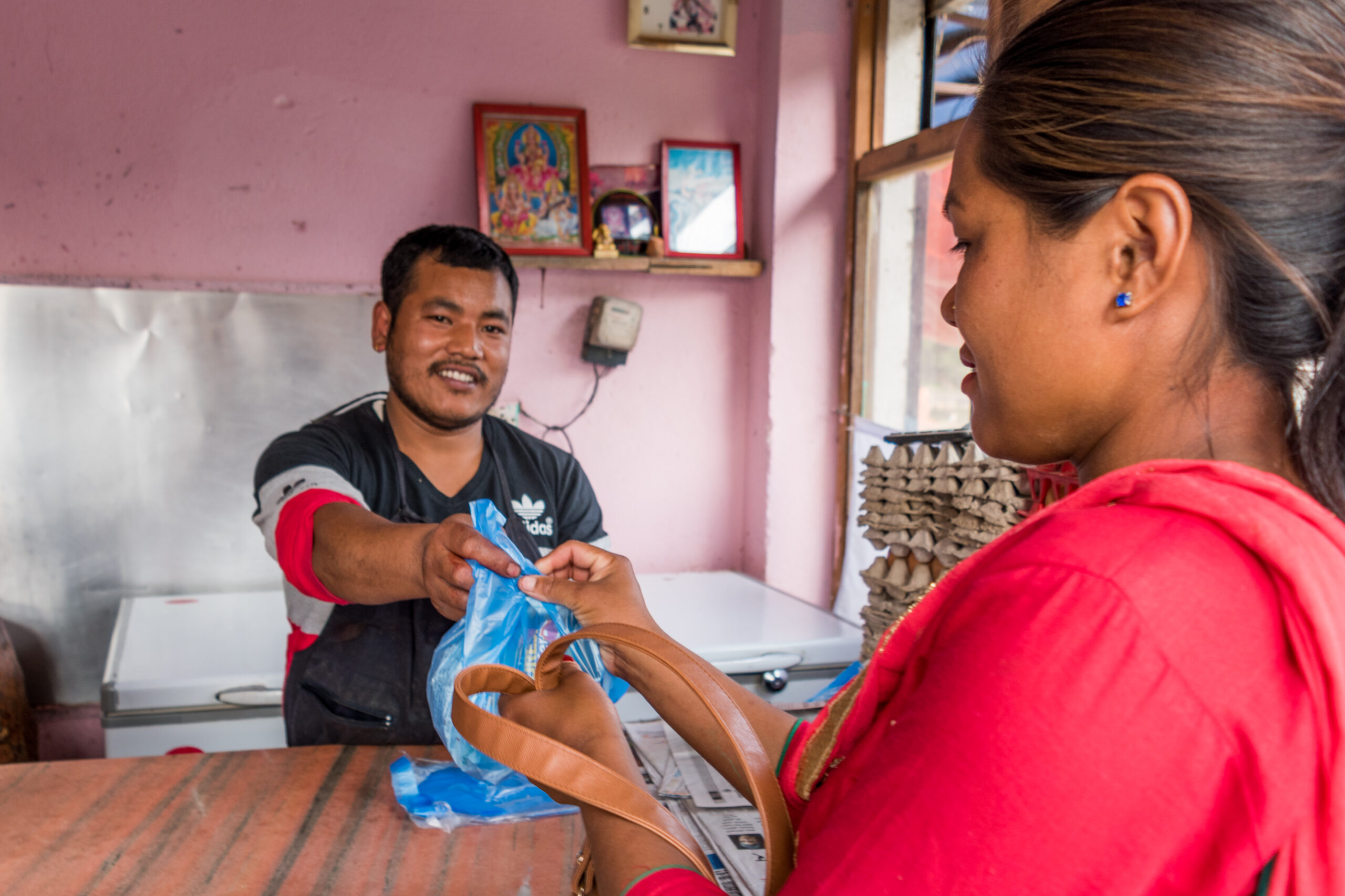 Nepal, 2021. The British Red Cross provided cash grants to the most vulnerable people in the Kathmandu valley so whatever they lost in the earthquake in 2015, they can at least continue to earn a living. 