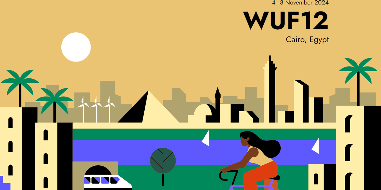 WUF12 website banner image displaying urban context